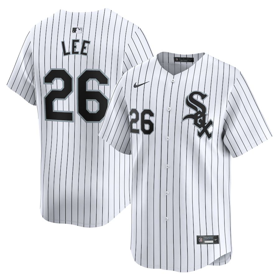Men Chicago White Sox #26 Korey Lee Nike White Home Limited Player MLB Jersey->->